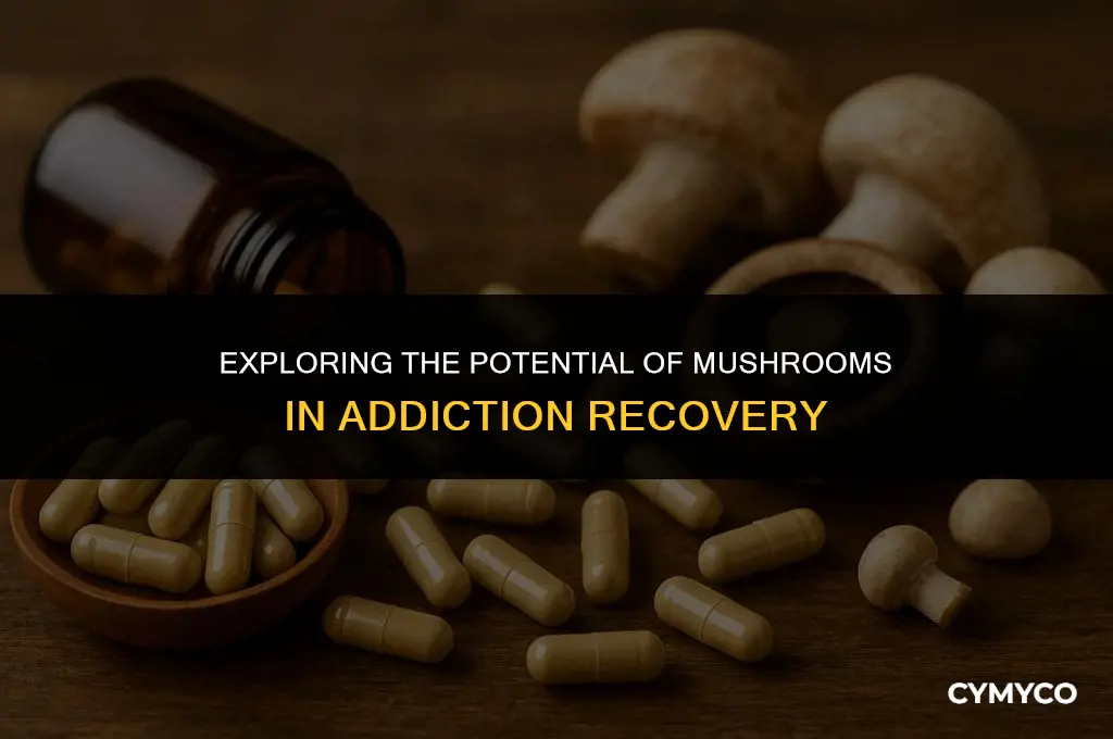 can mushrooms help addiction