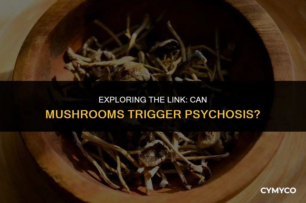 can mushrooms induce psychosis