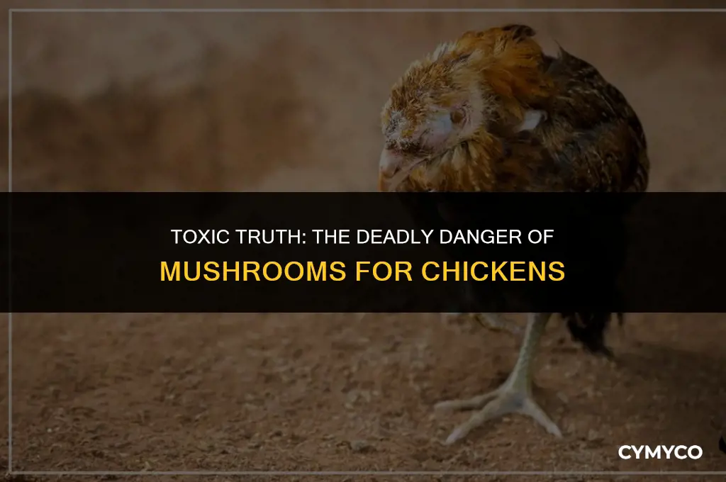 can mushrooms kill chickens