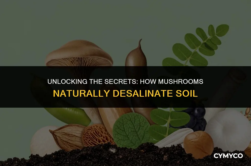 can mushrooms leach out salts from soil