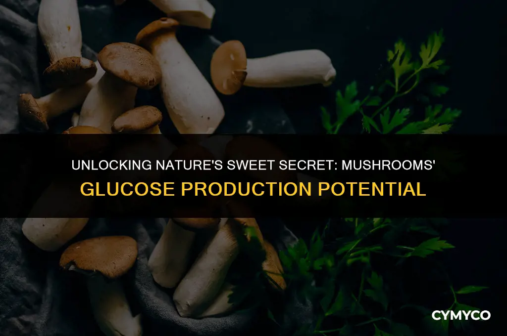 can mushrooms make glucose