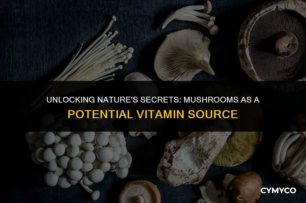 can mushrooms make vitamin