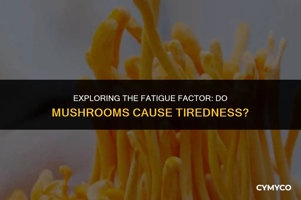 can mushrooms make you tired
