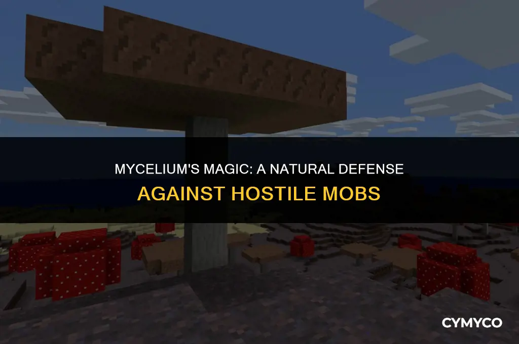 can mycelium stop hostile mobs from spawning