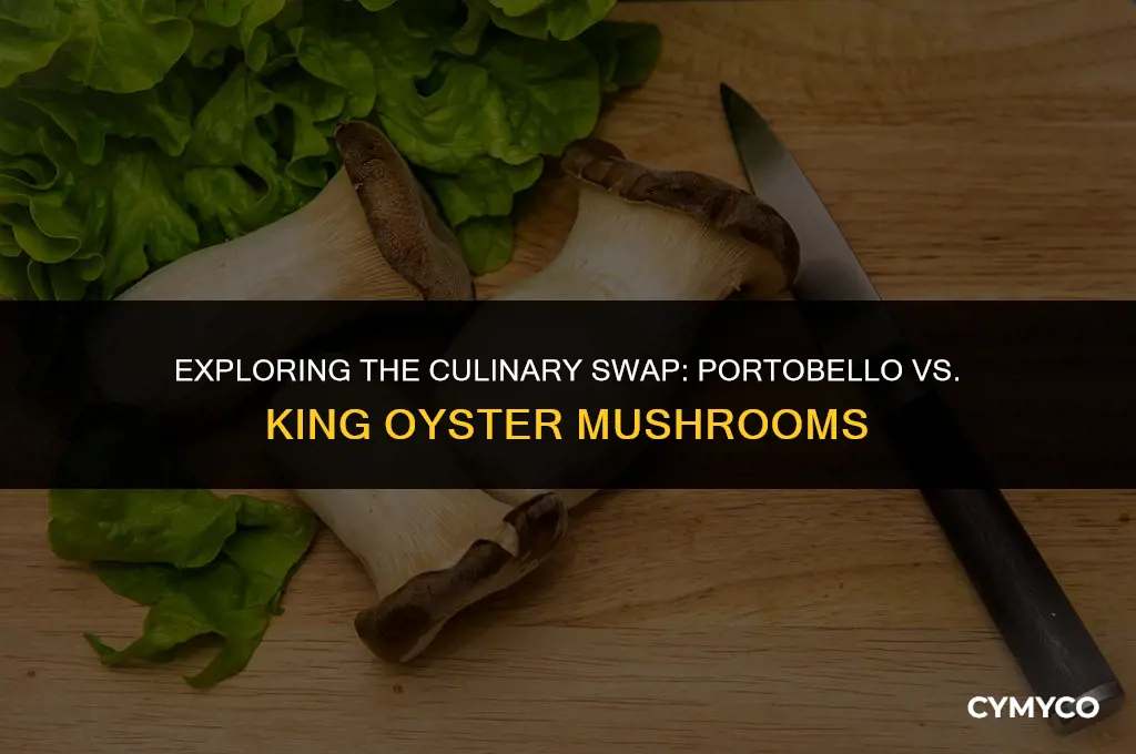 can portobello replace king oyster