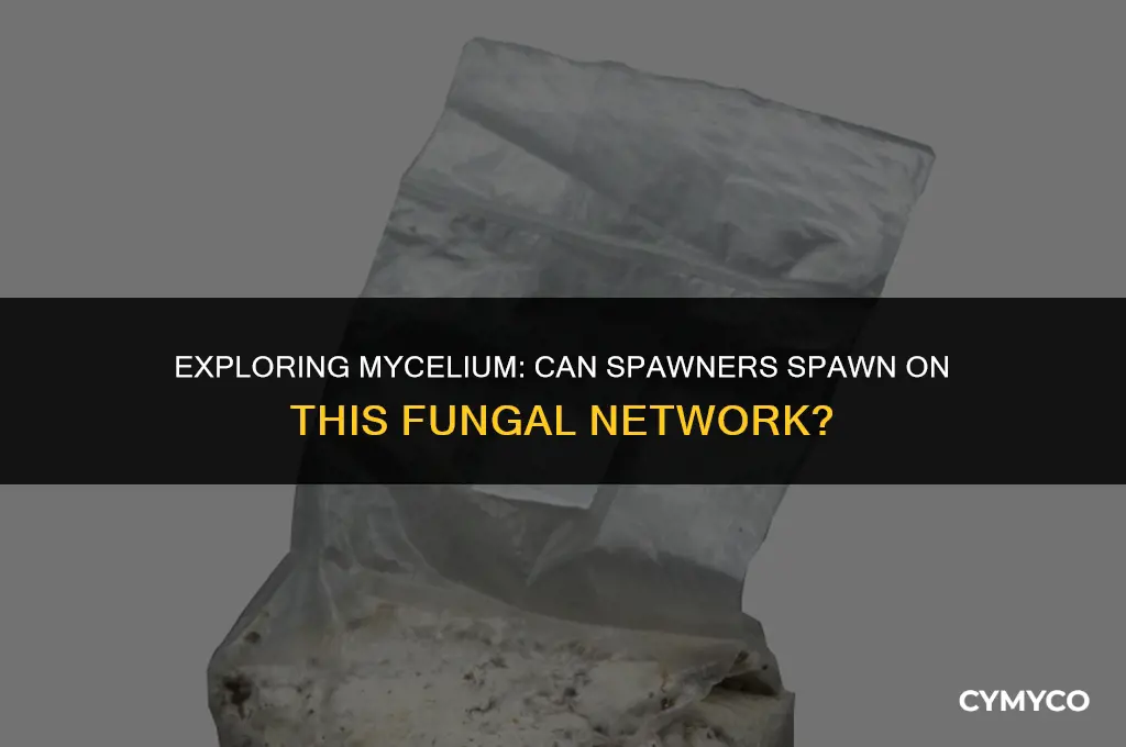 can spawners spawn on mycelium