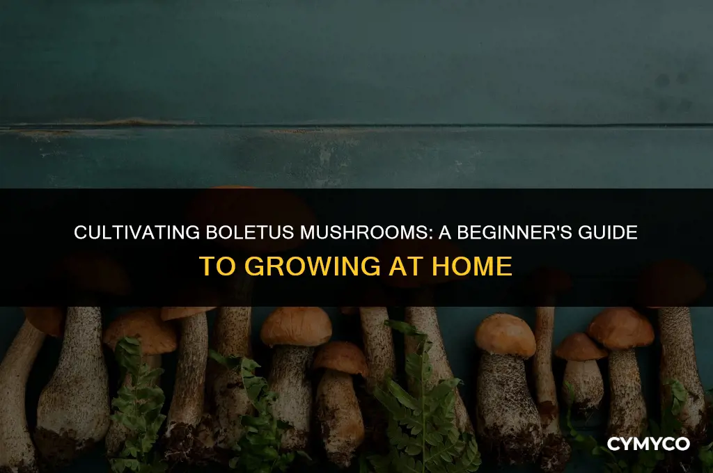 can you grow boletus at home