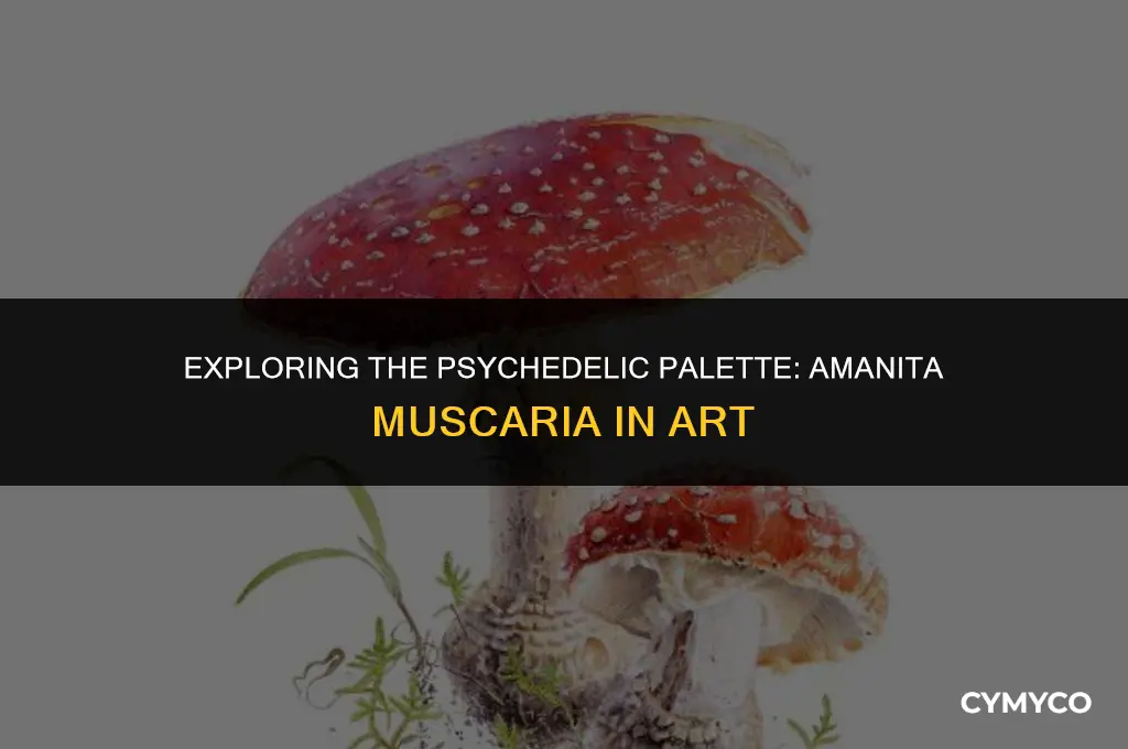 can you use amanita muscaria for paint