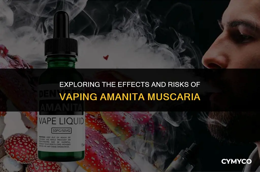 can you vape amanita muscaria
