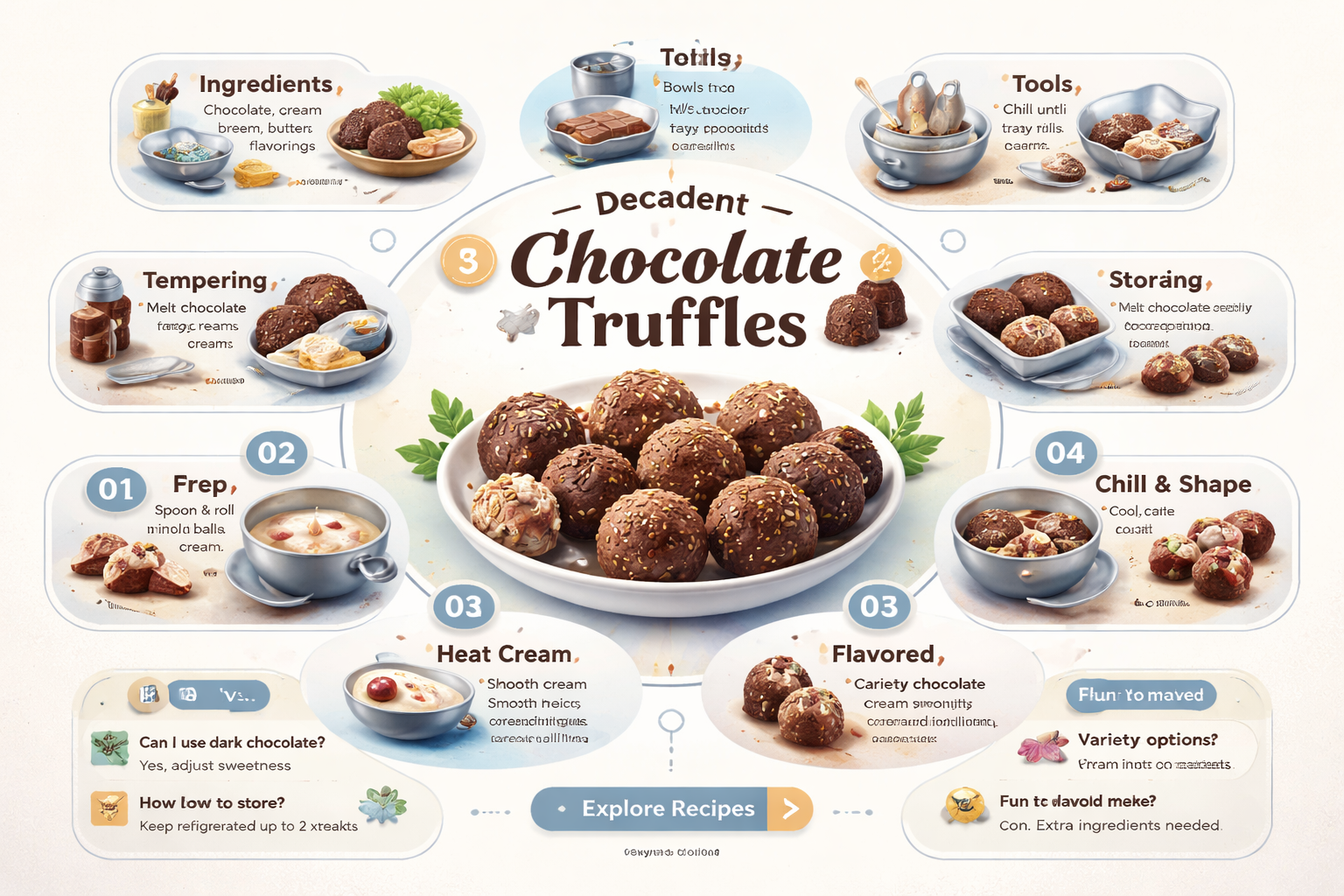 how do you make chocolate balls