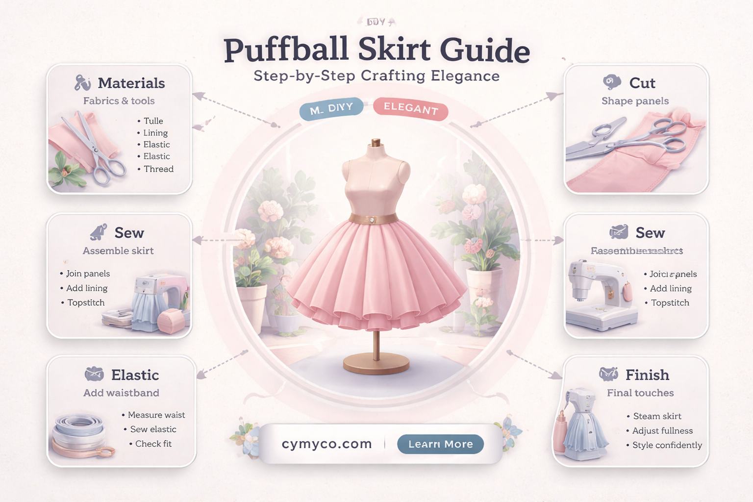 how to create a puffball skirt