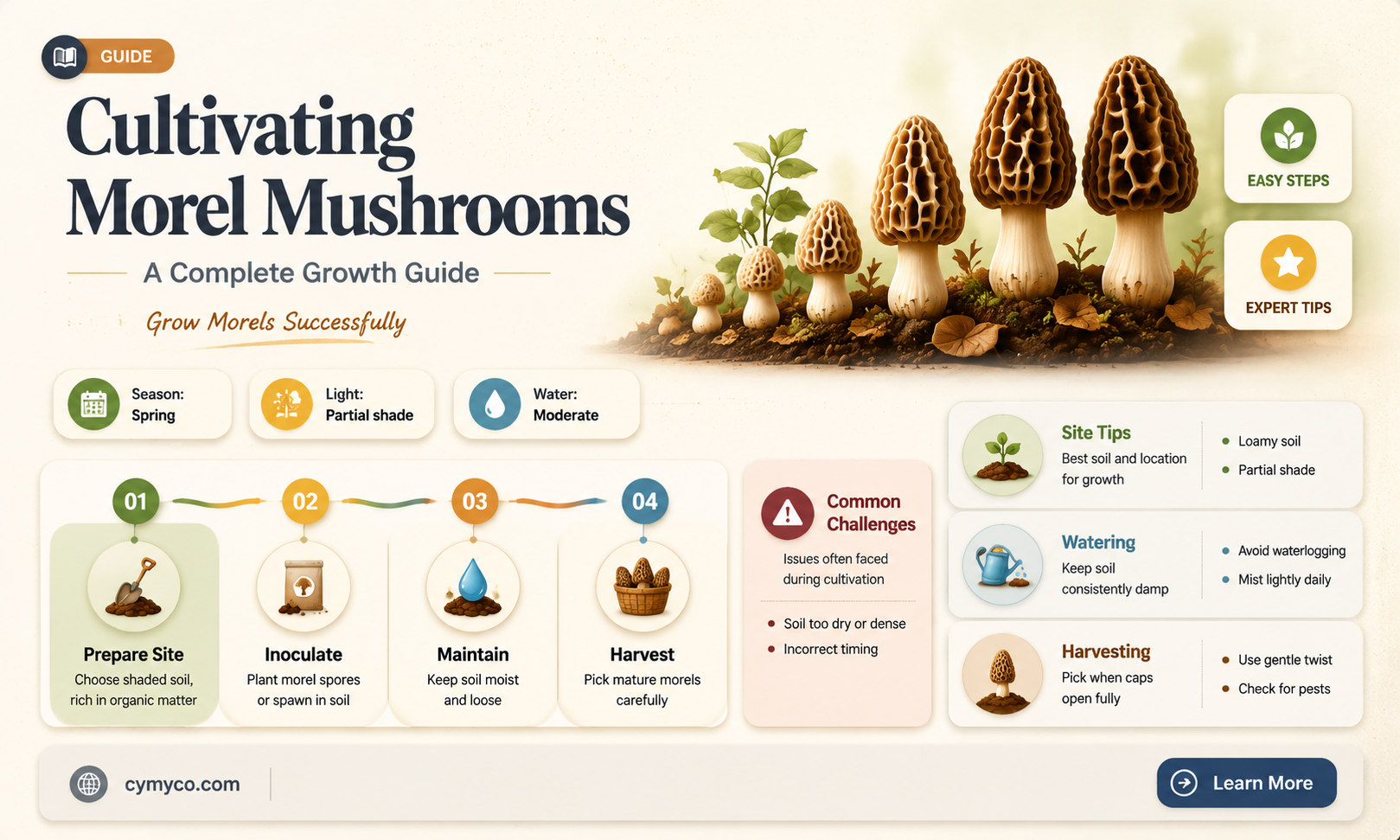 how to grow morel mushrooms