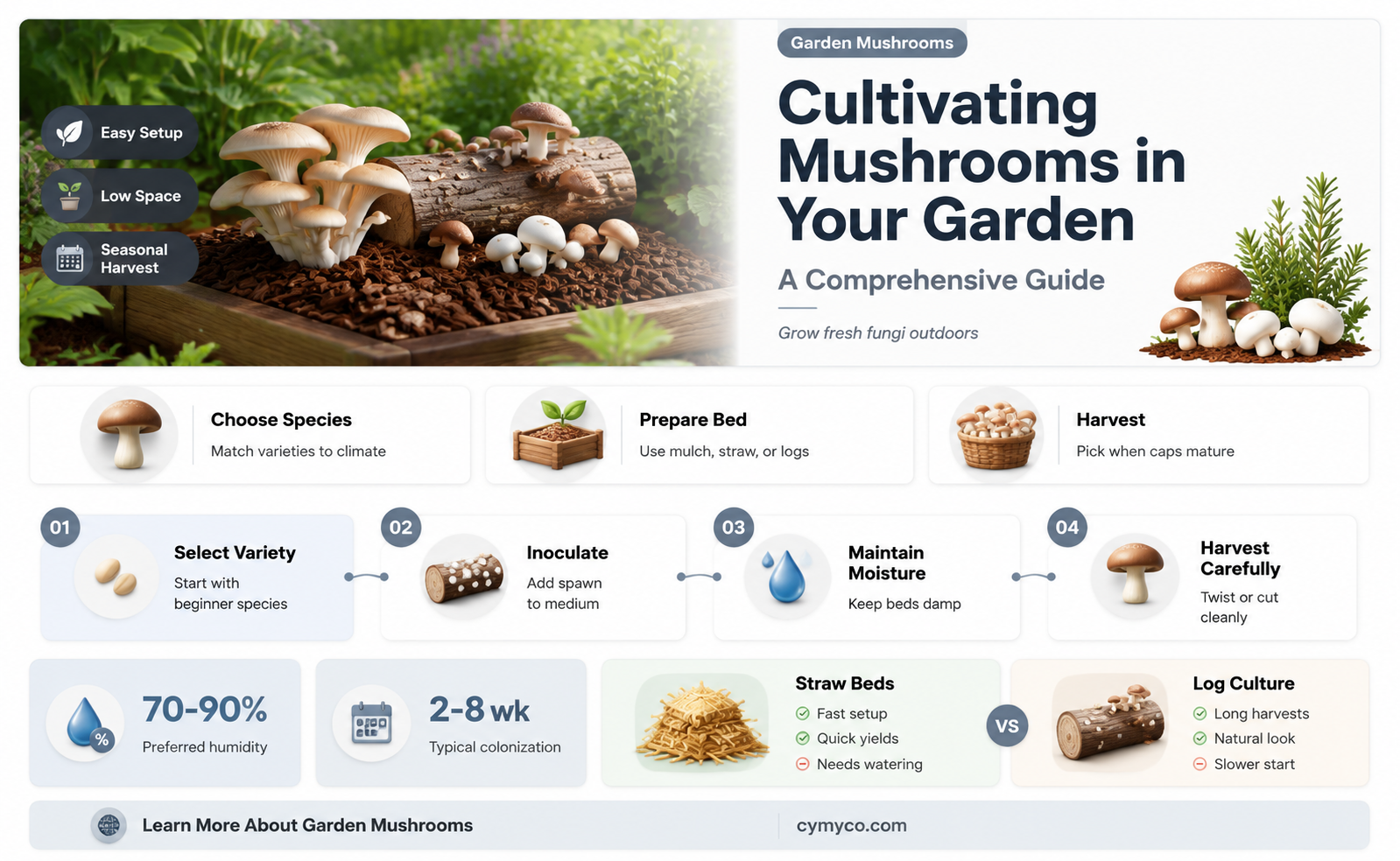 how to farm mushrooms using the garden preset