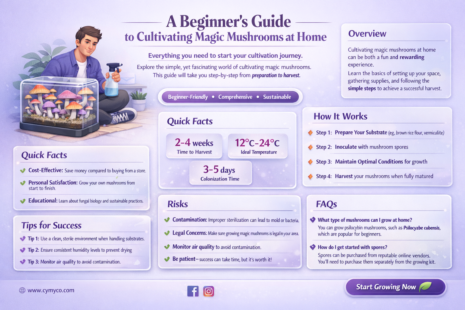 what you need to start growing magic mushrooms