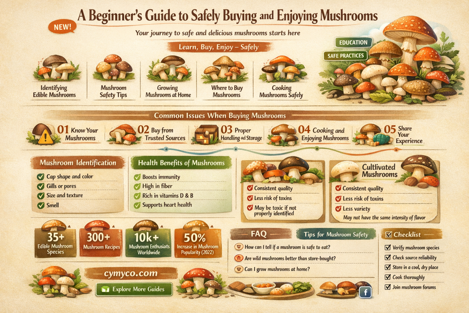 how to buy mushrooms