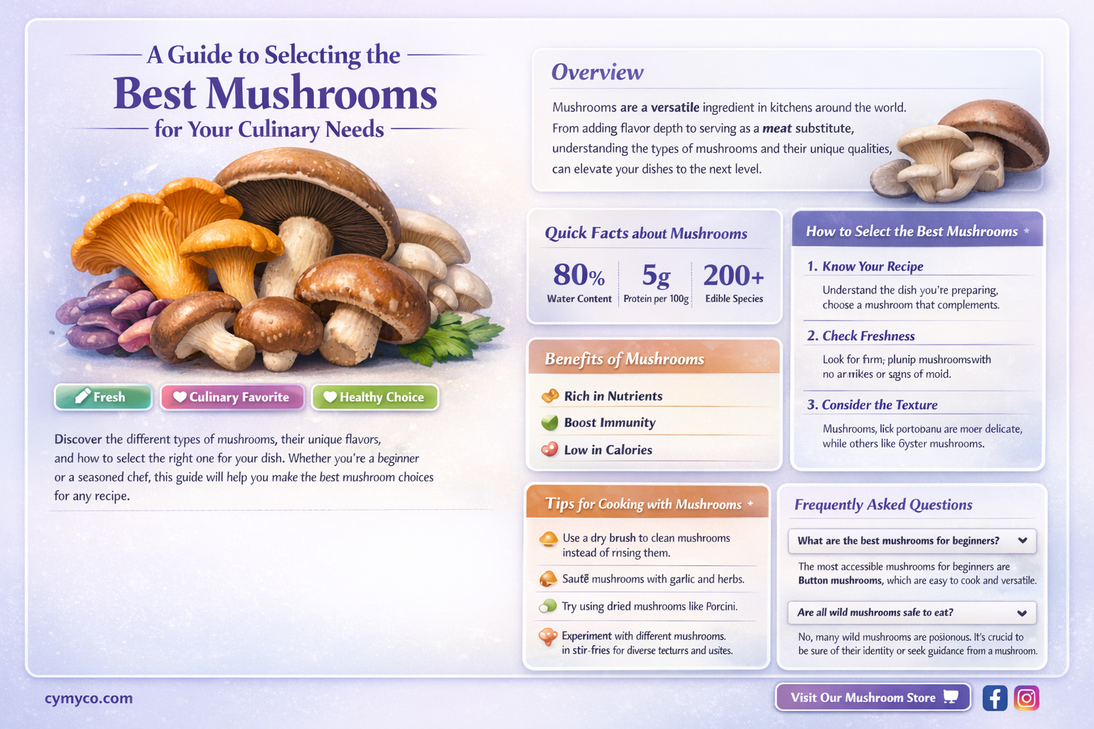 what mushrooms should i buy