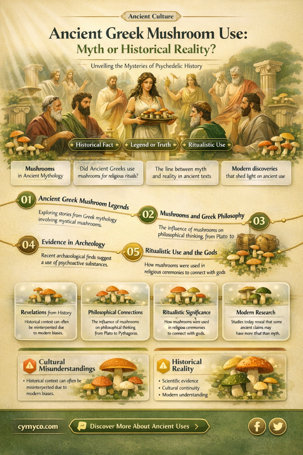 did ancient greek use mushrooms