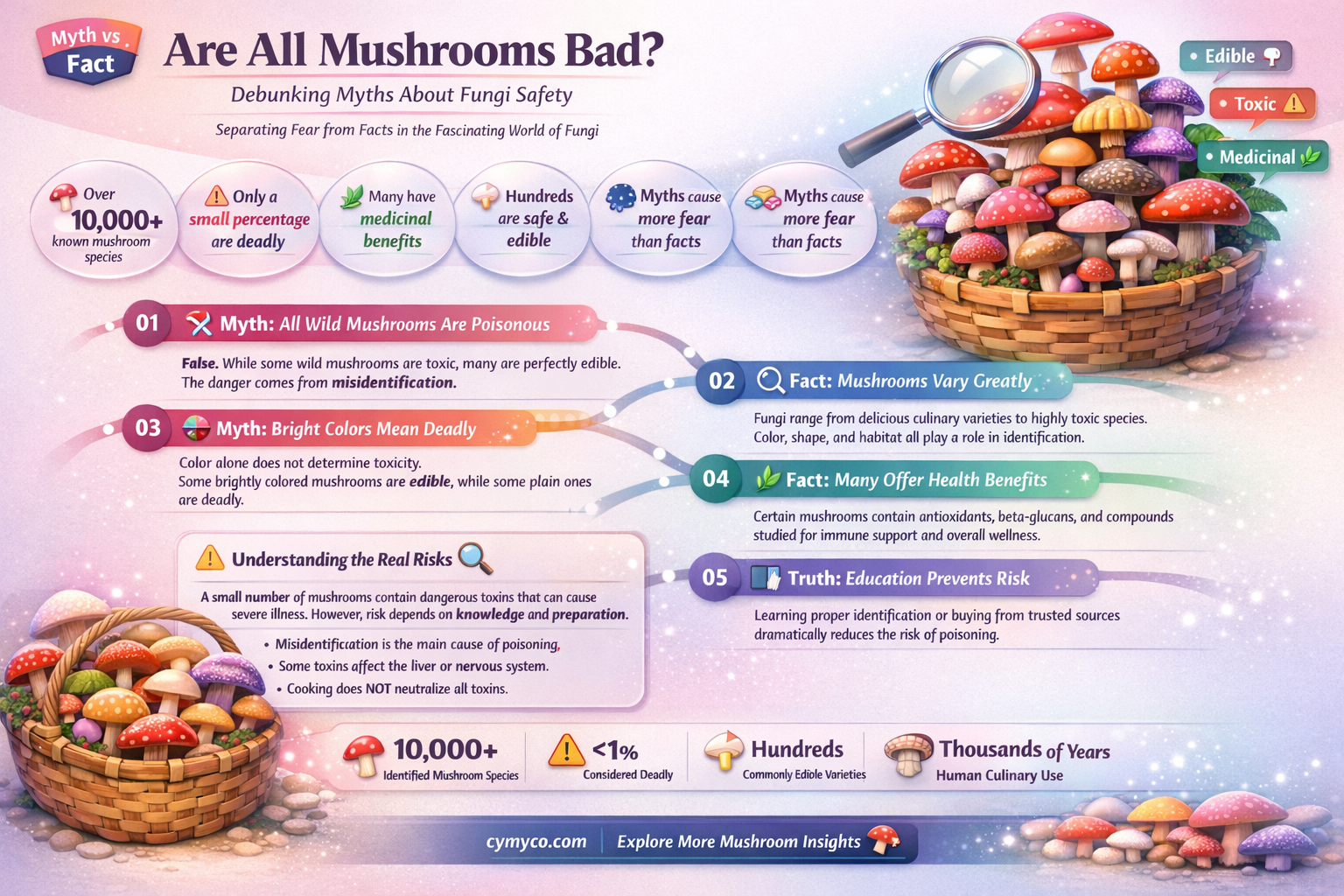 are all mushroom bad