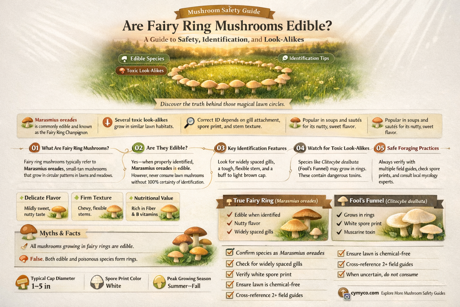 are fairy ring mushrooms edible
