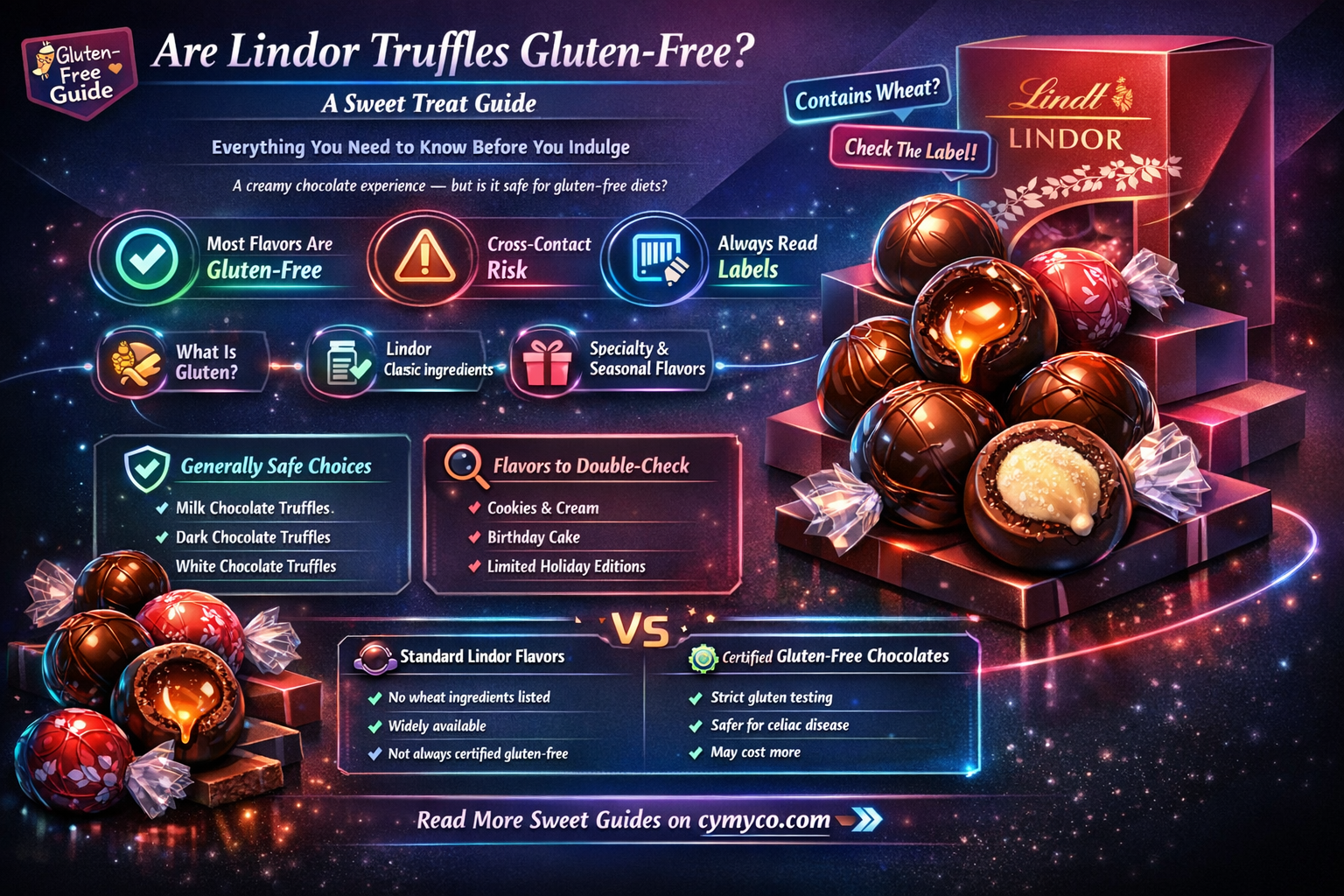 are lindor truffles gluten free