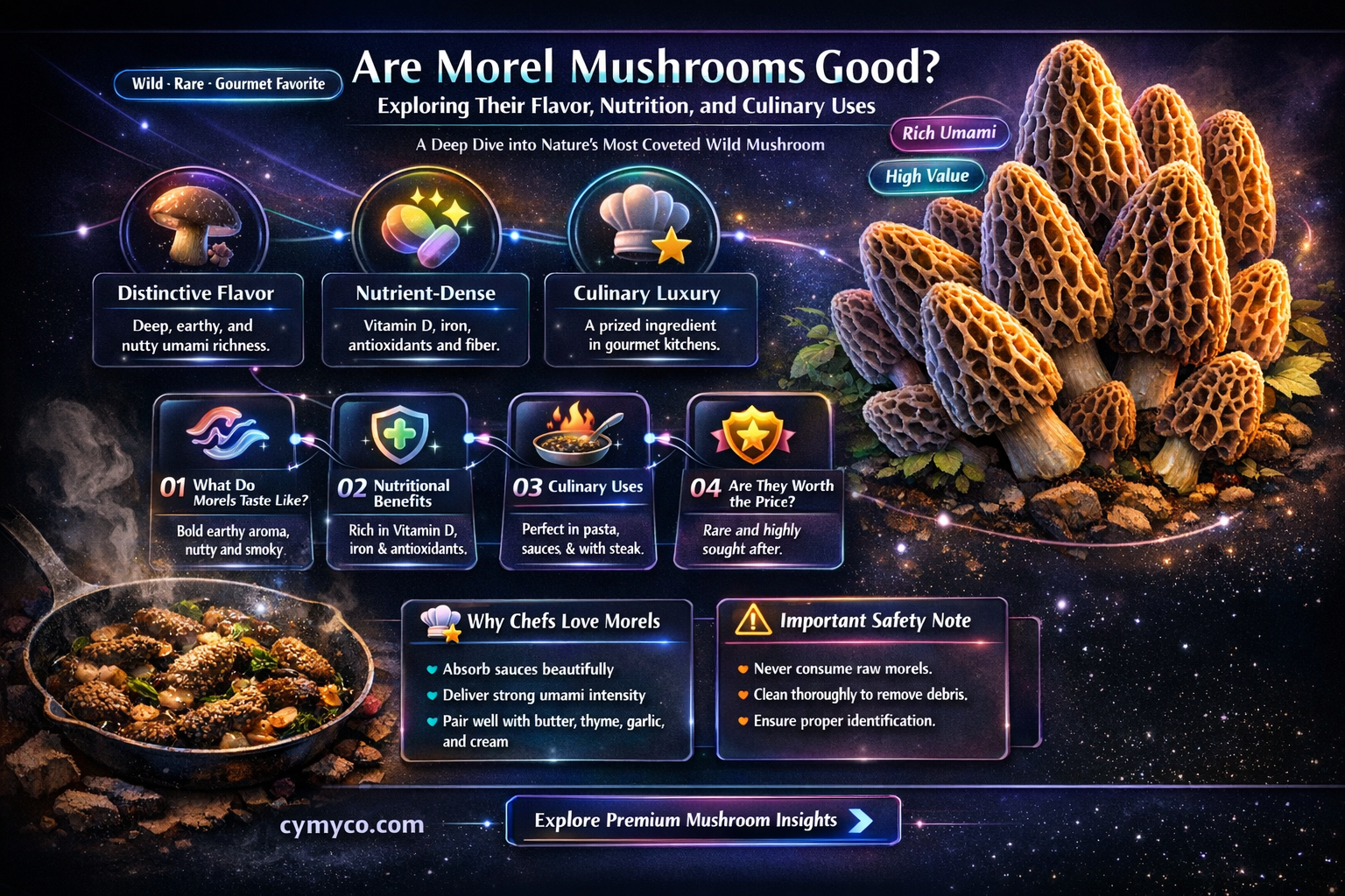 are morel mushrooms good
