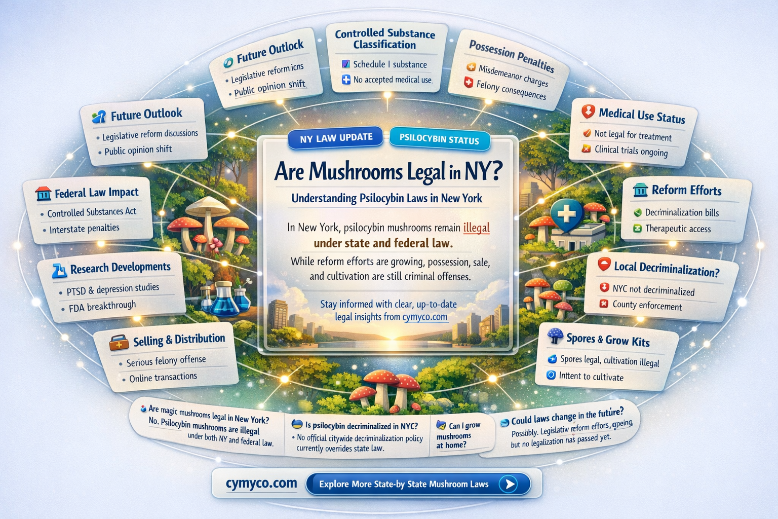 are mushrooms legal in ny