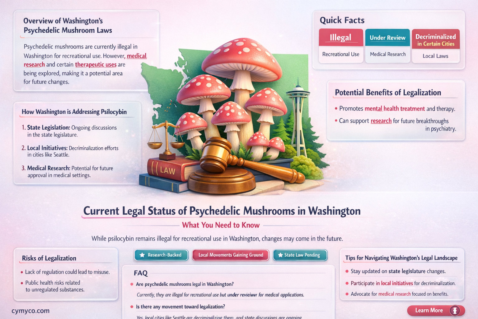 are psychedelic mushrooms legal in washington