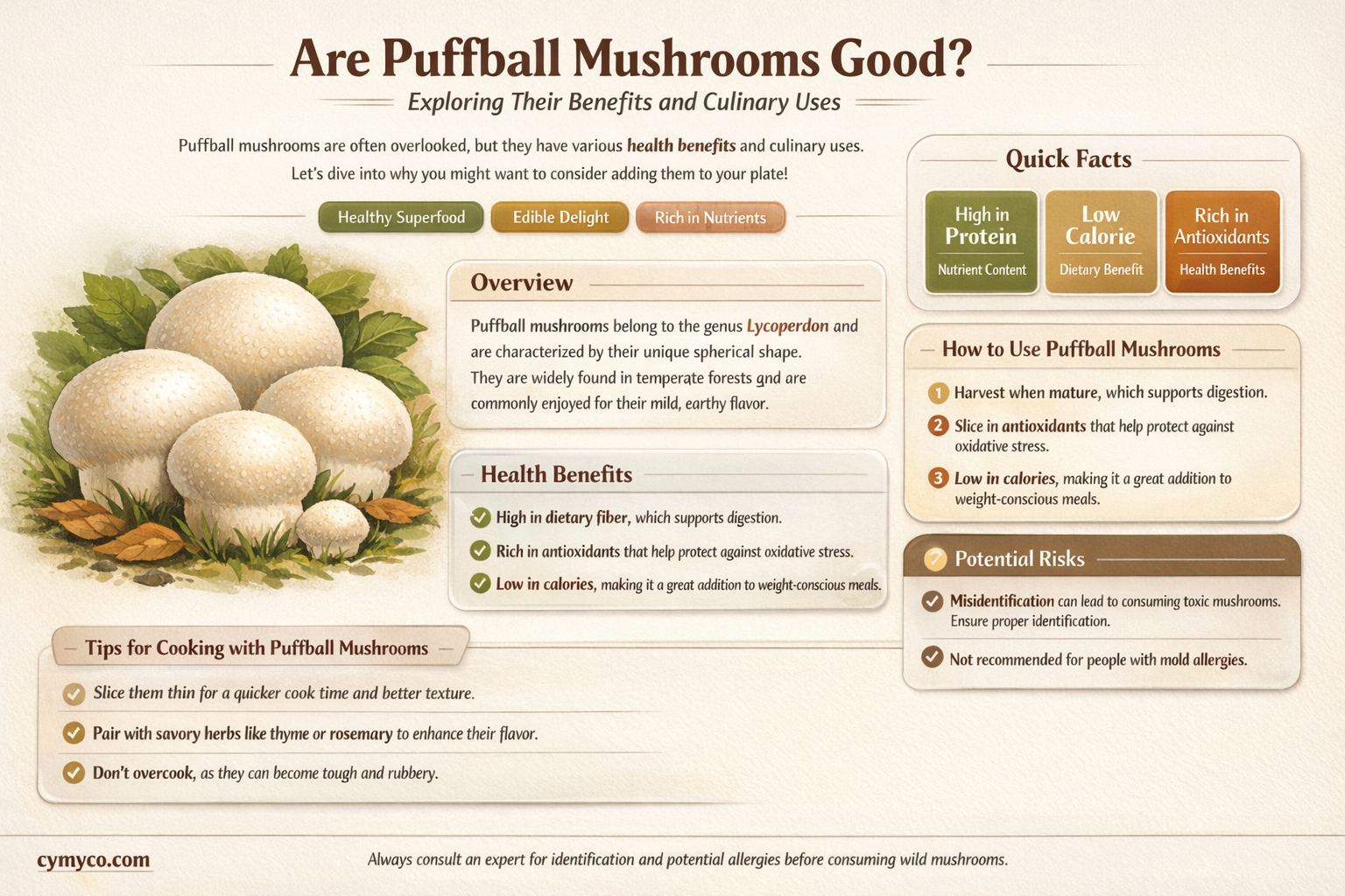 are puffball mushrooms good