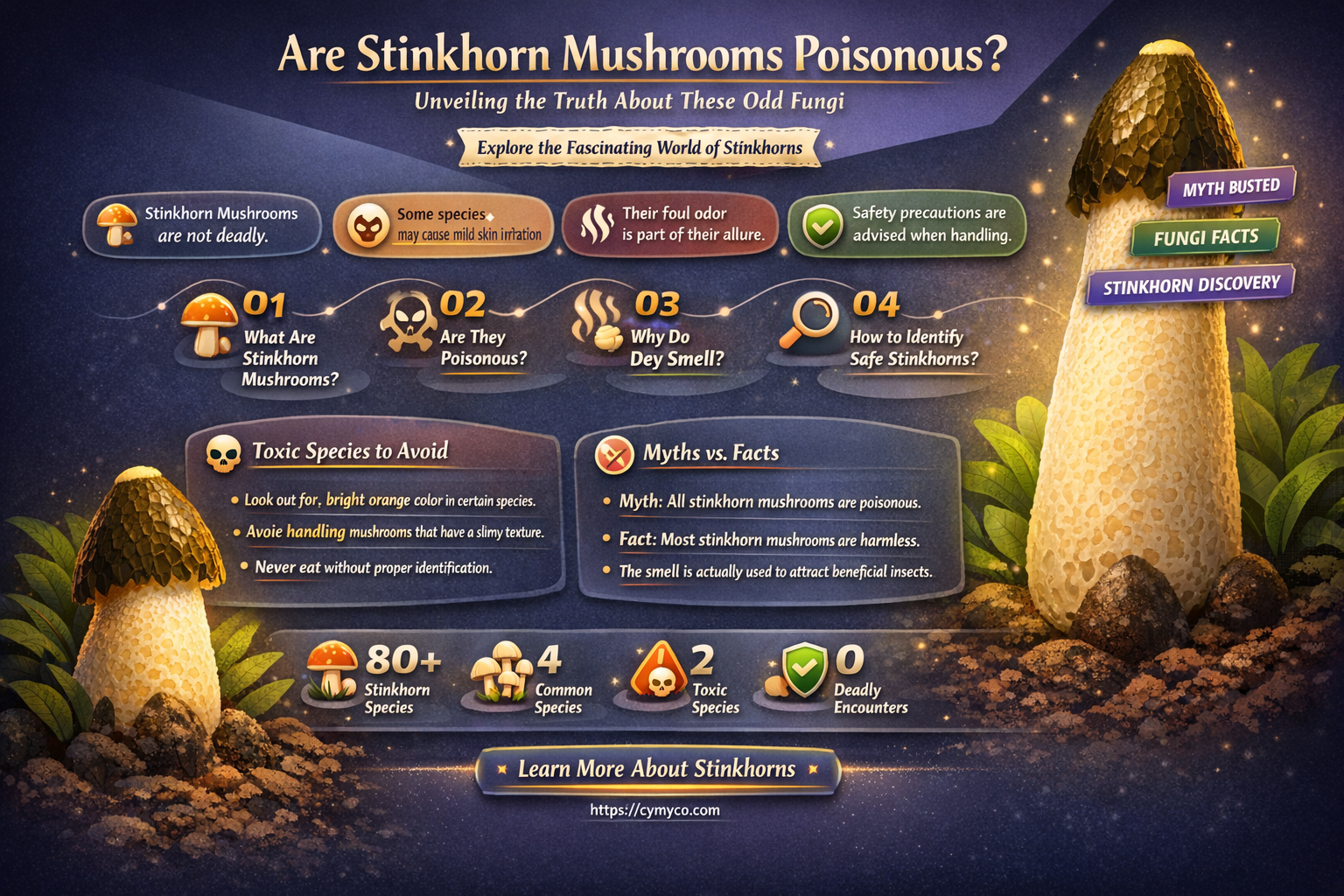 is a stinkhorn mushroom poisonous