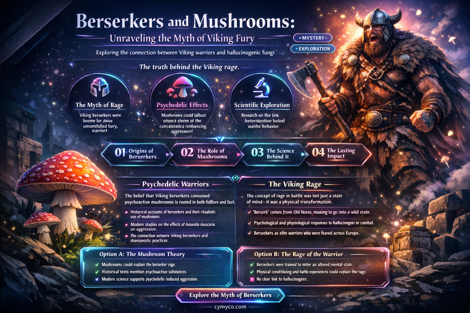 did berserkers use mushrooms