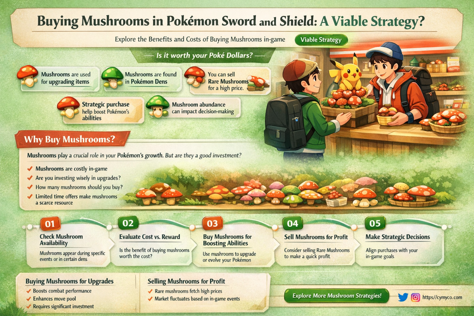 does someone buy mushrooms in sword and shield