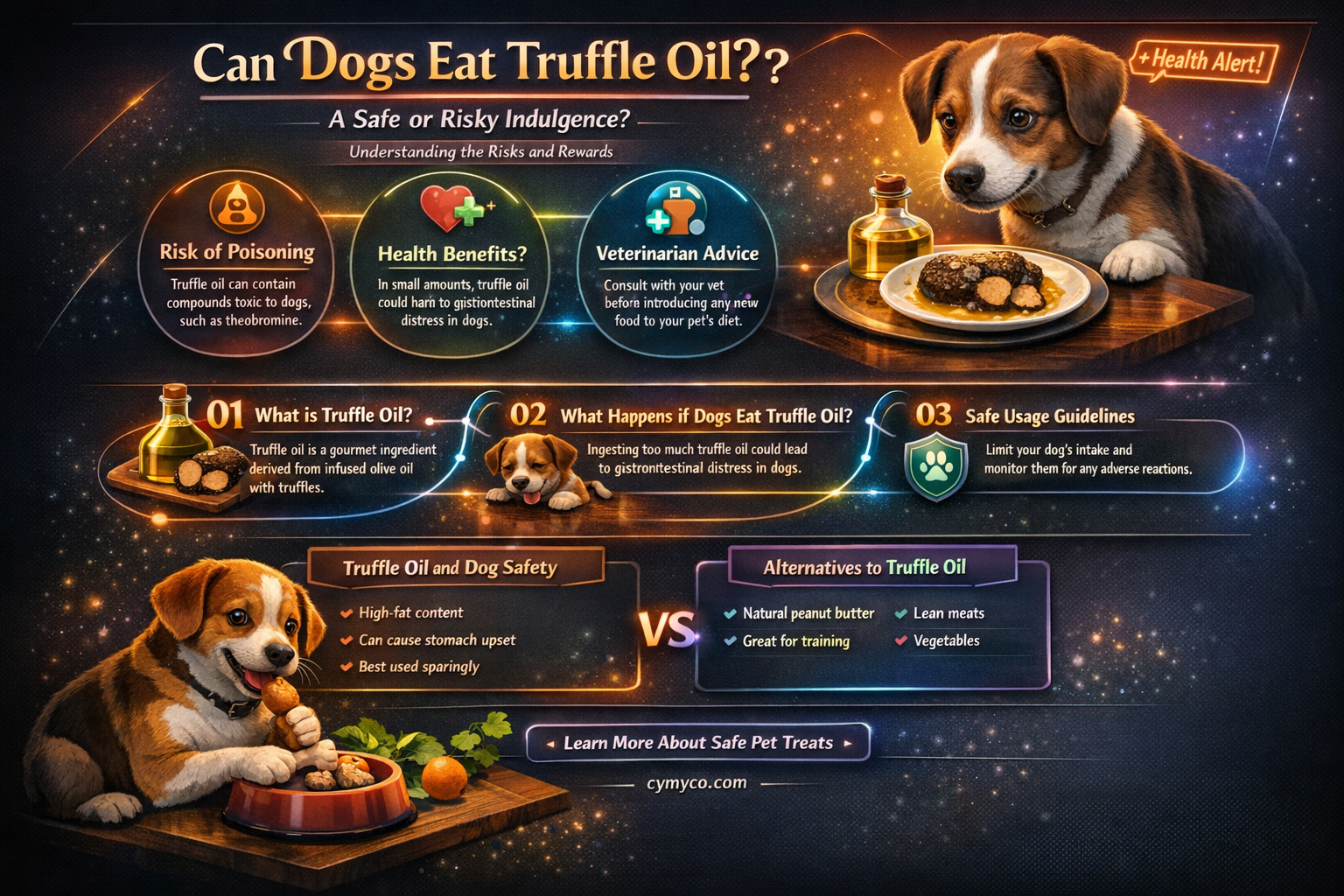 can dogs eat truffle oil