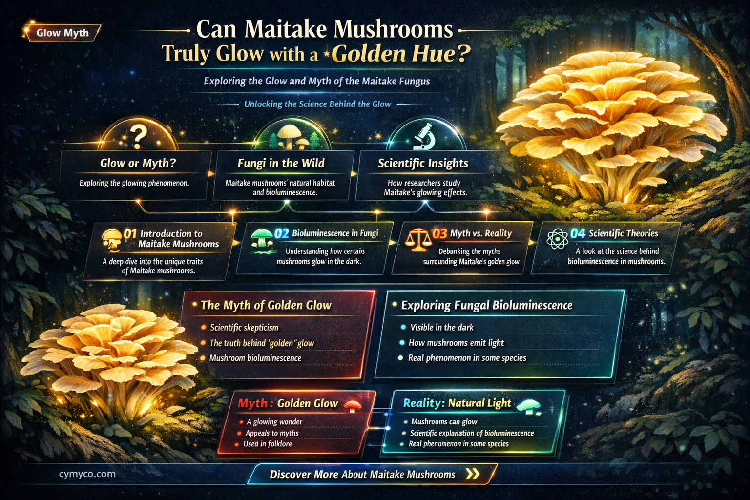 can maitake look golden