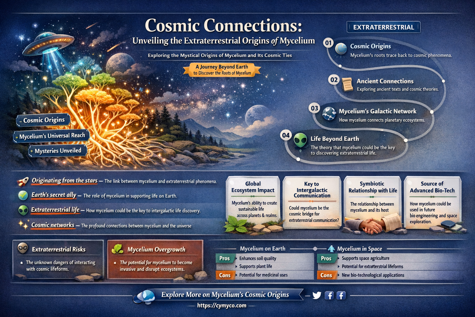 are mycelium from space