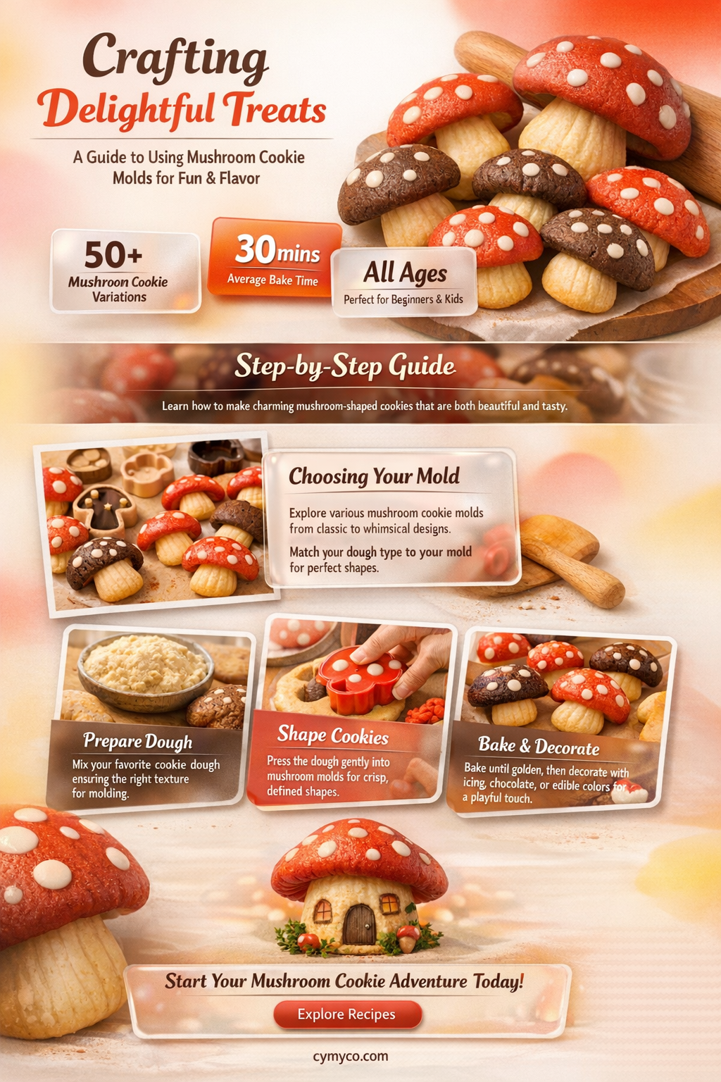 how do i use a mushroom cookie mold
