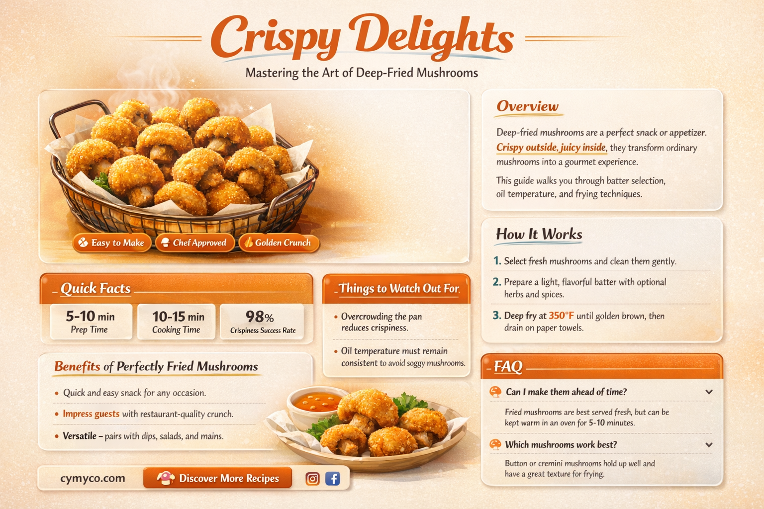 how to make crispy deep fried mushrooms