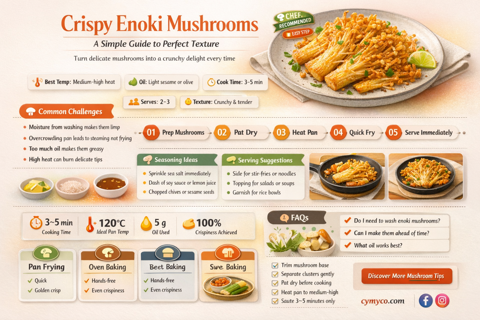 how to make crispy enoki mushrooms