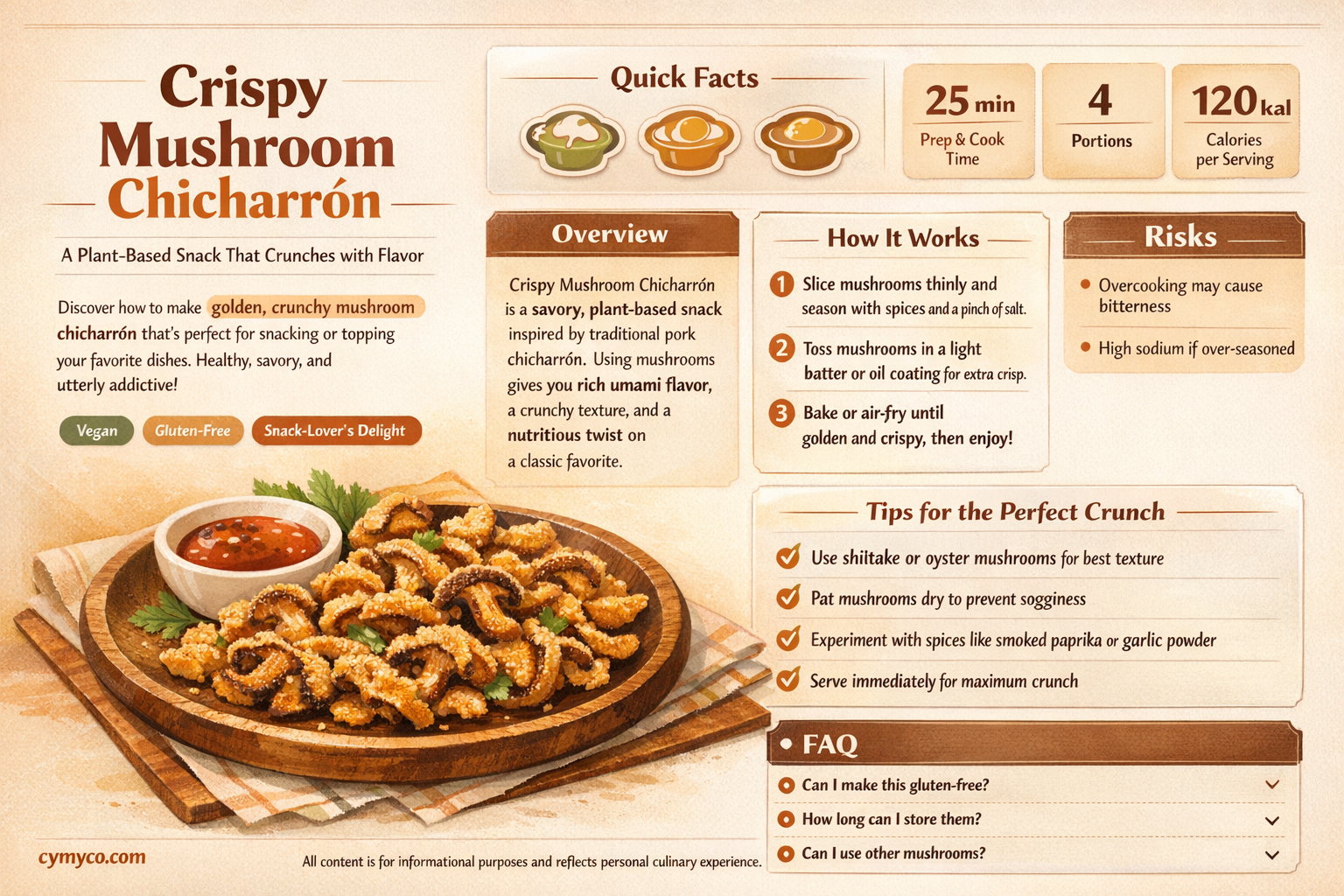 how to make crispy mushroom chicharon