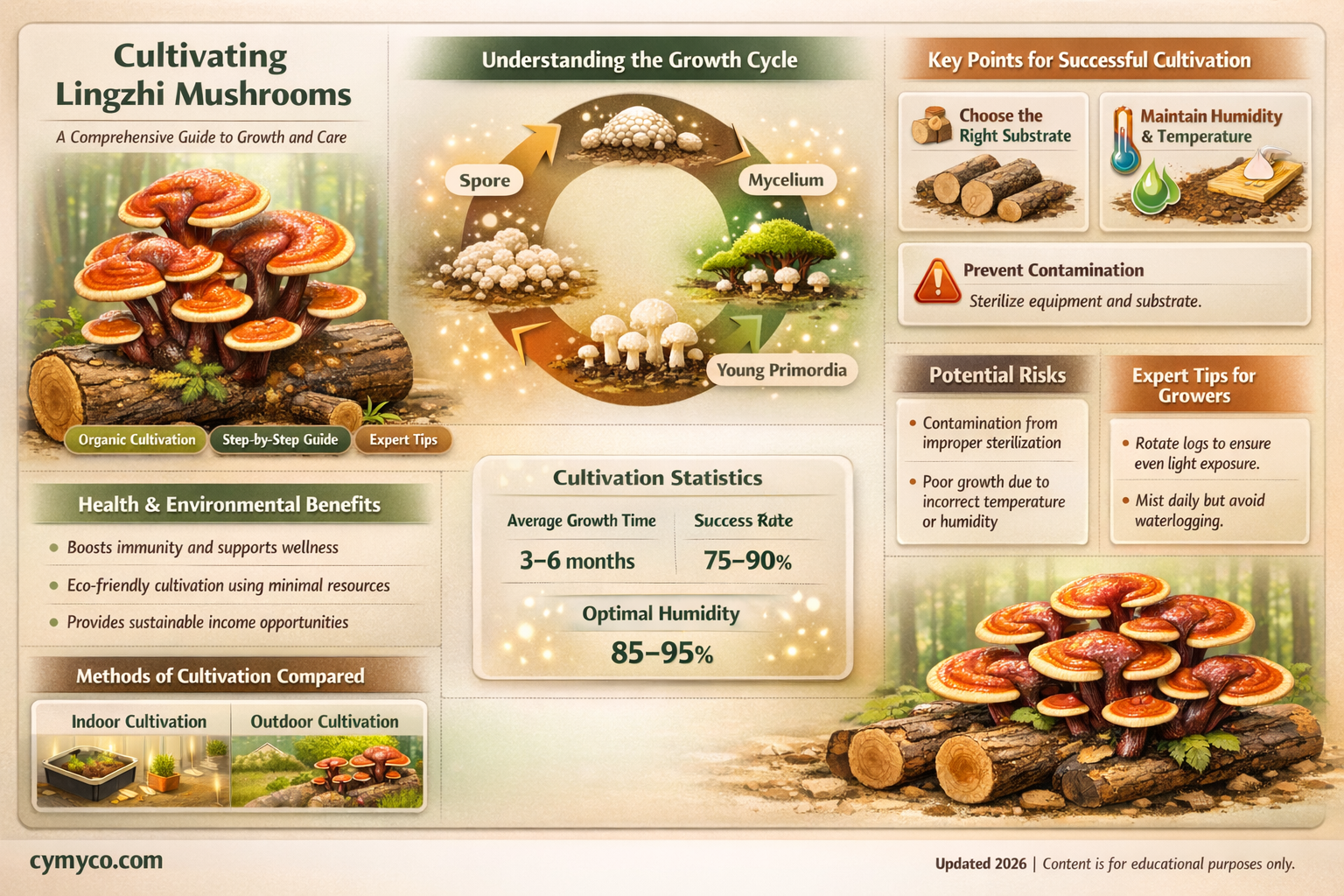 how to grow lingzhi mushroom