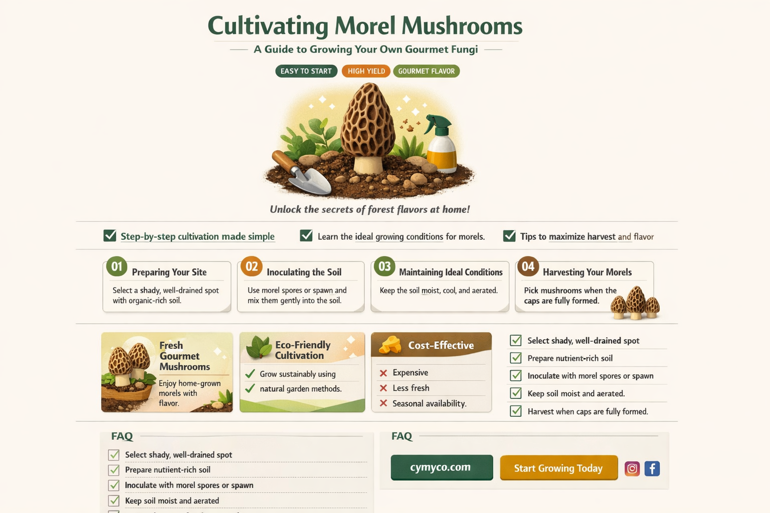 can you grow morels