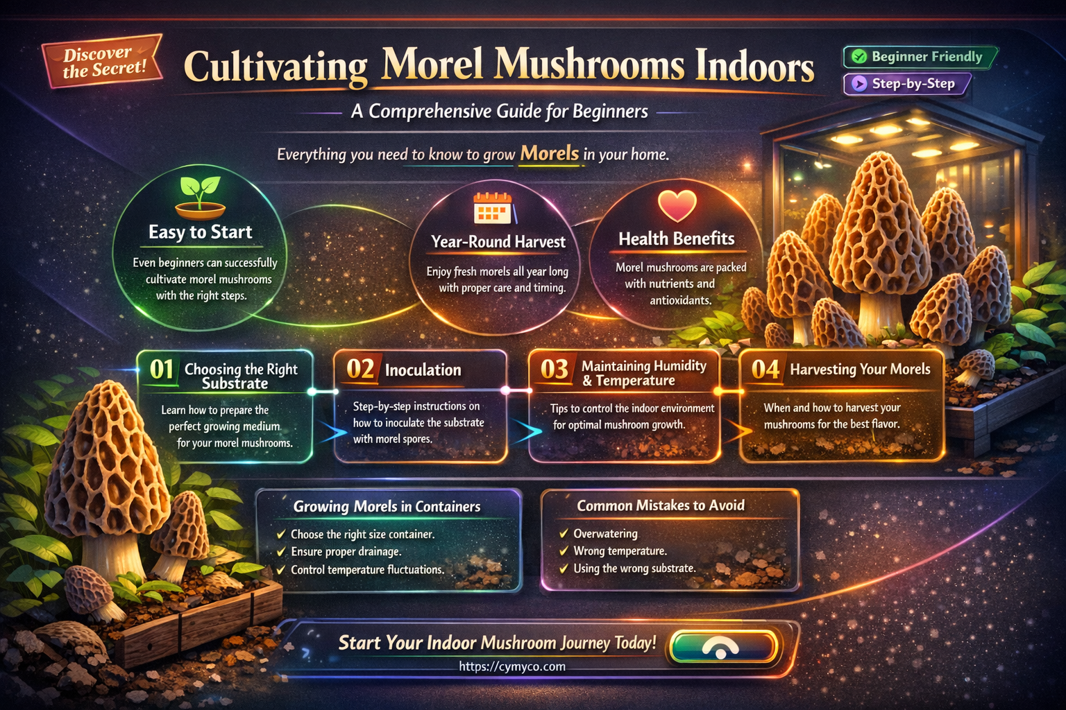 how to grow morel mushrooms inside