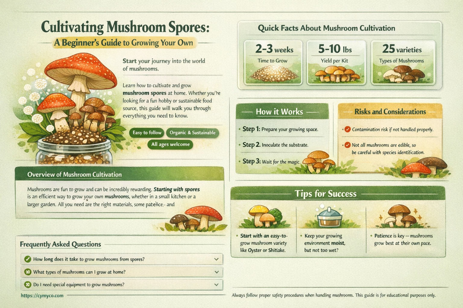 how to get your own mushroom spores