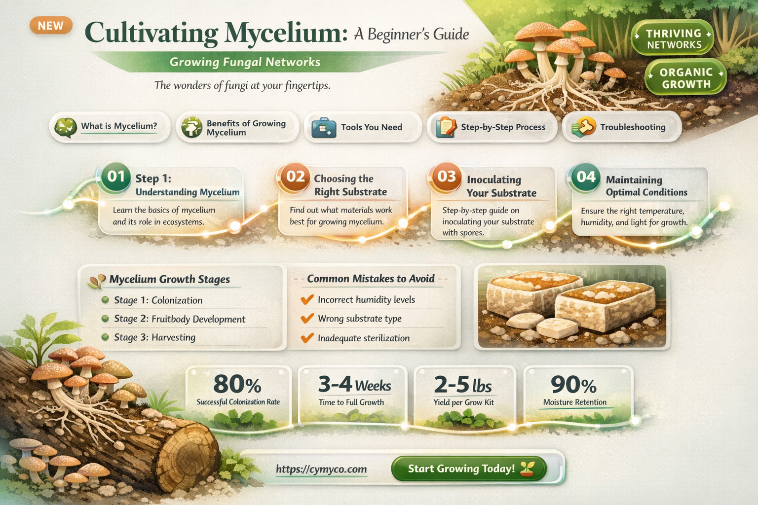 how to get mycelium