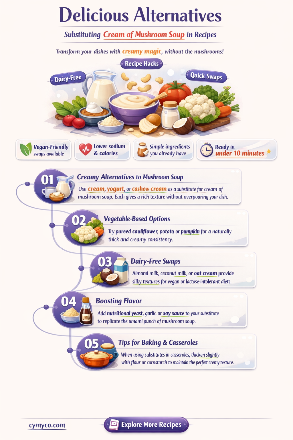 how to substitute cream of mushroom soup