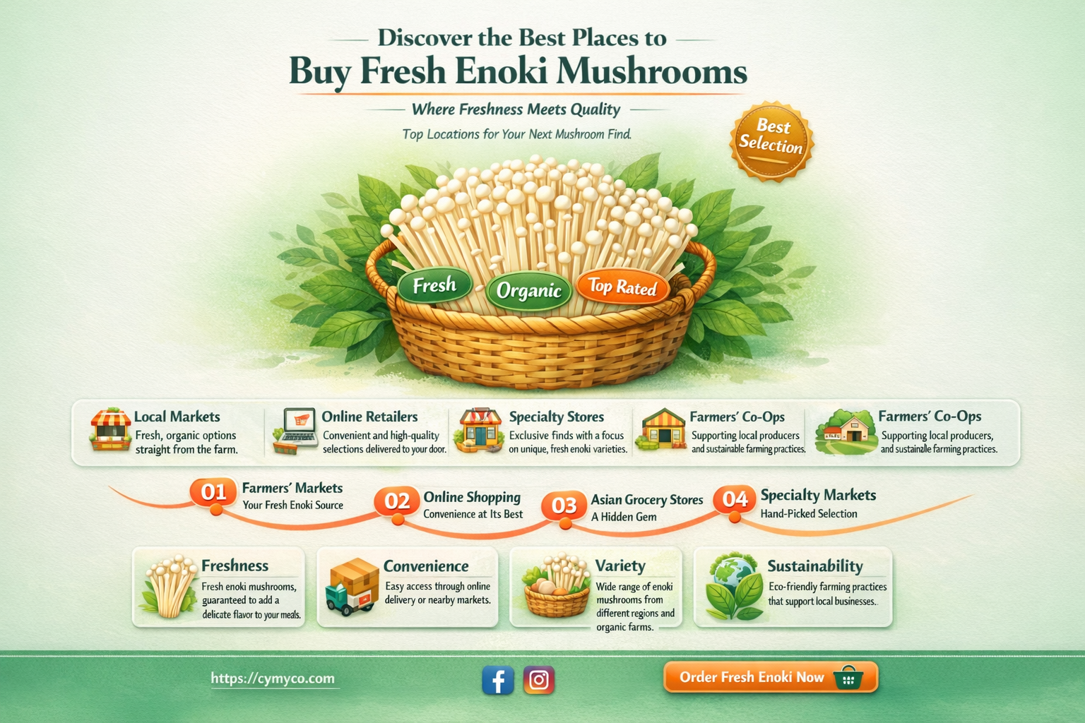 where to buy enoki mushroom