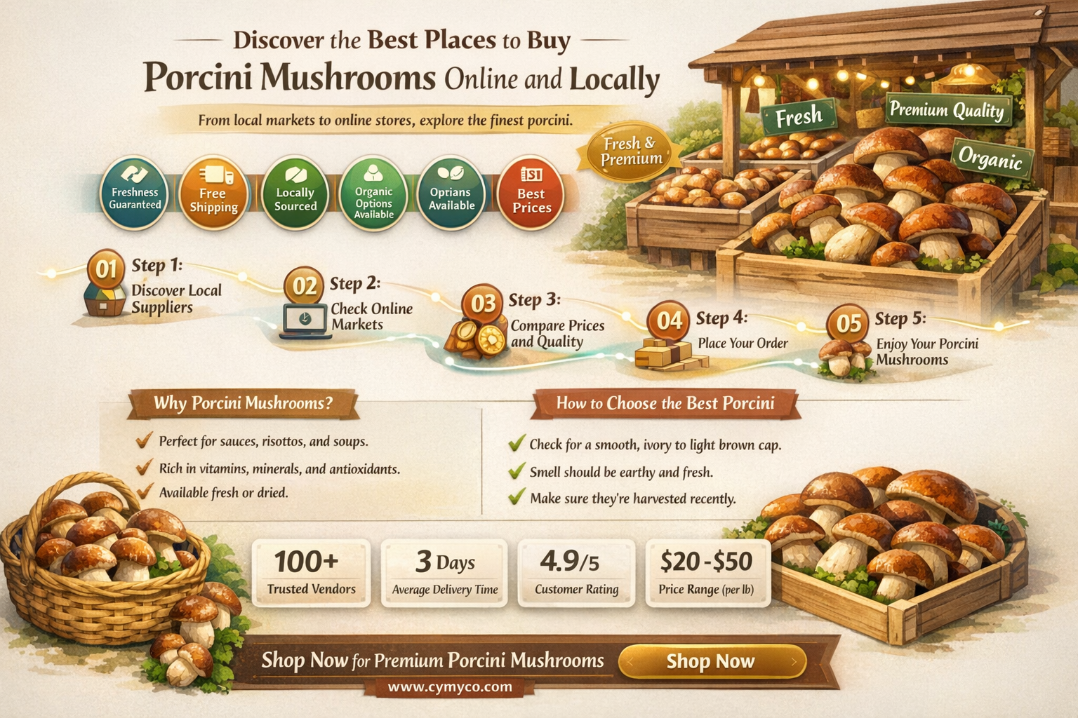 where can i buy porcini mushrooms