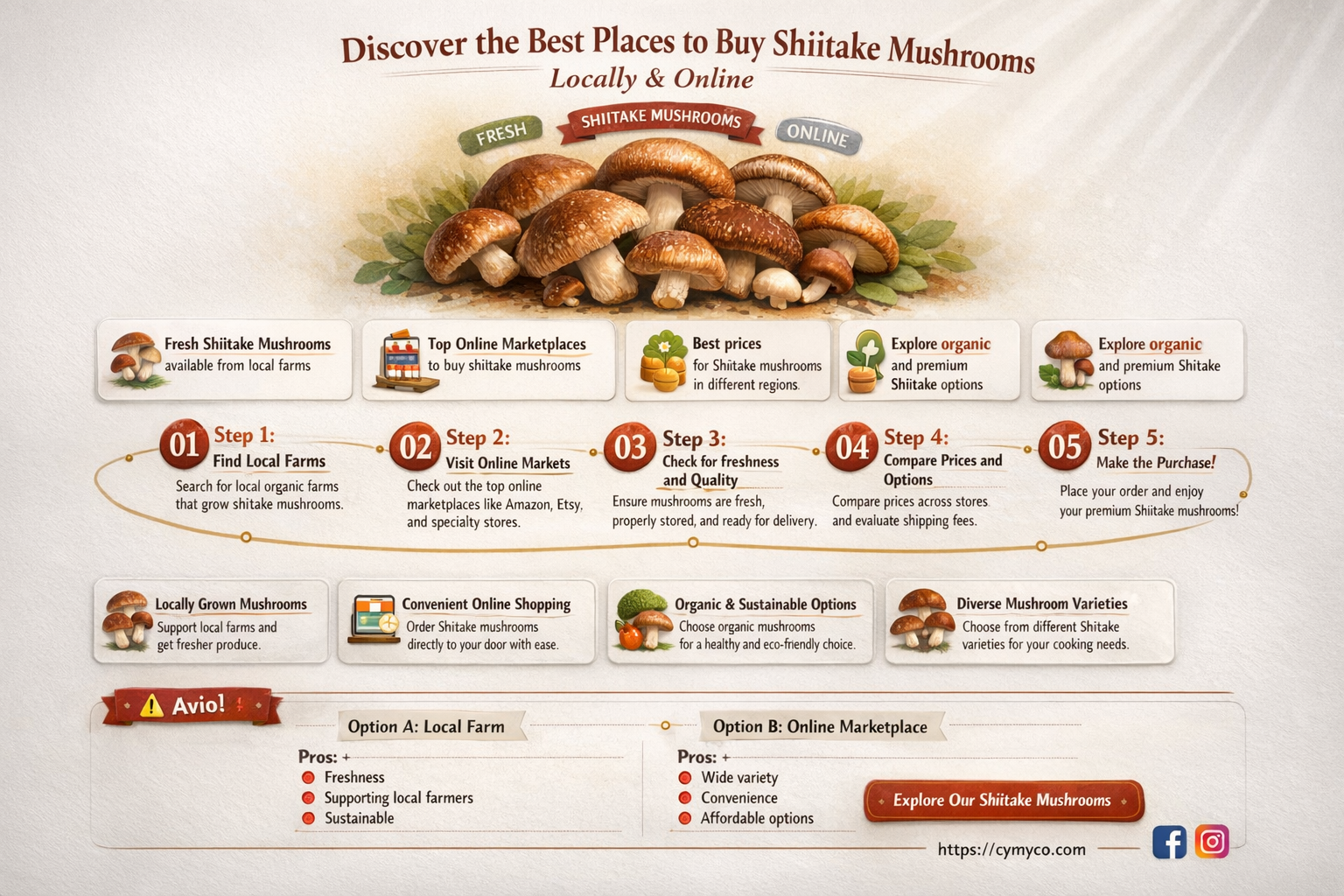 where can you buy shiitake mushrooms