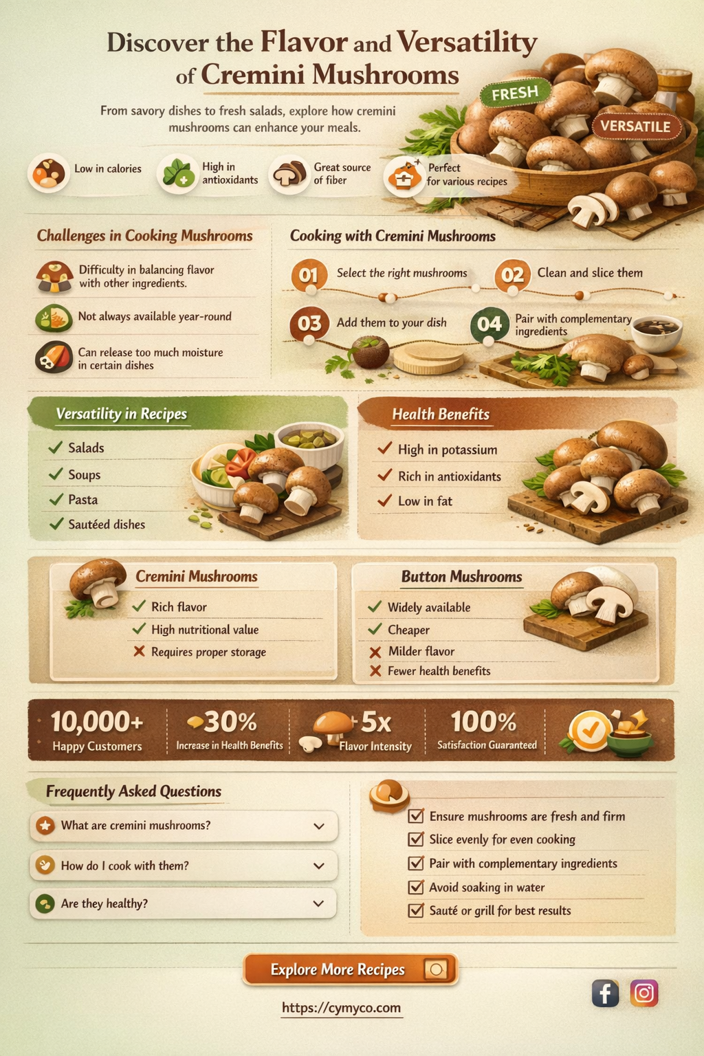 what is a cremini mushrooms