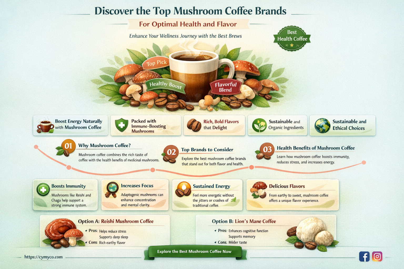 what is the best mushroom coffee to buy