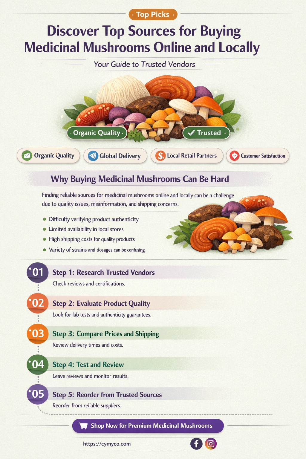where to buy medicinal mushrooms
